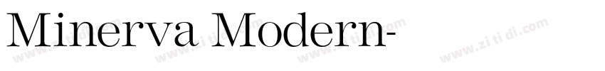 Minerva Modern字体转换
